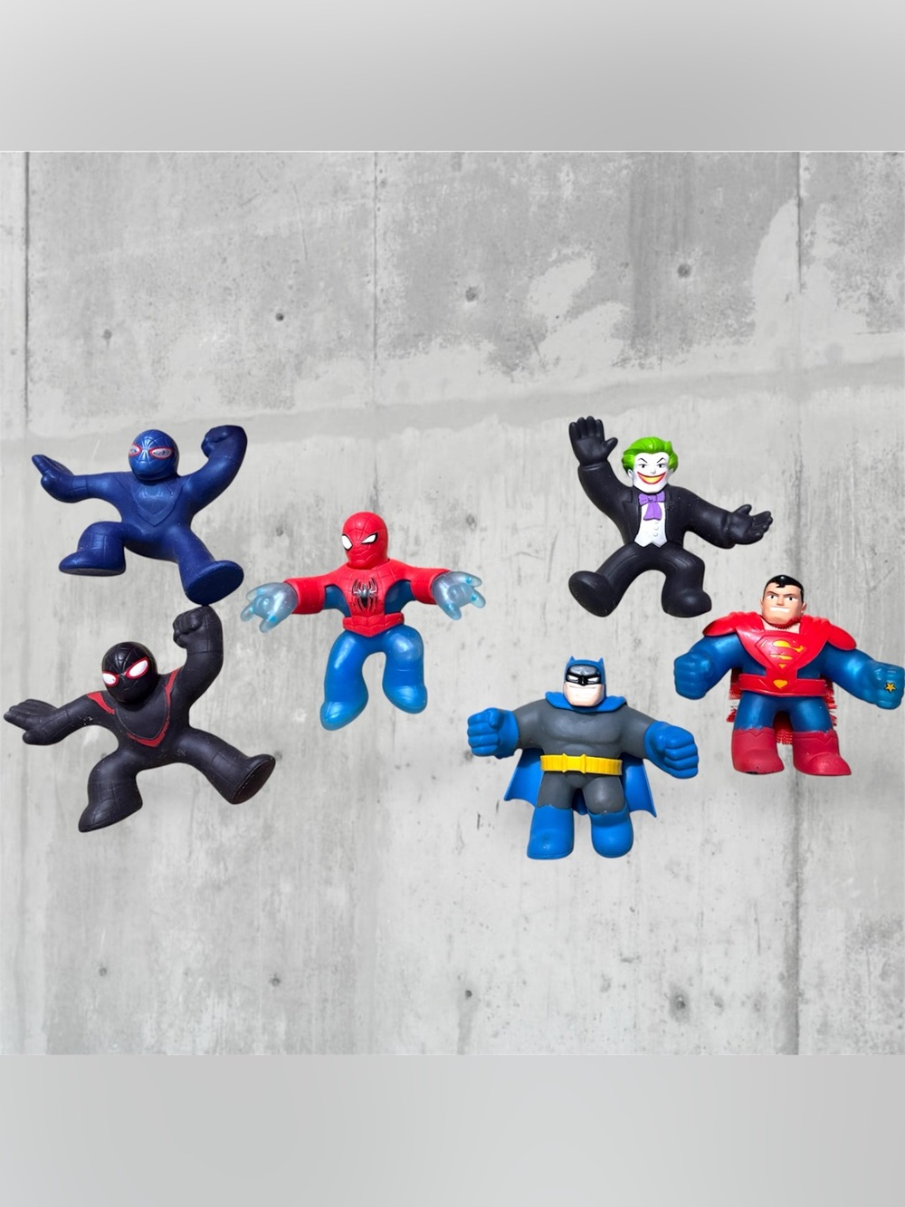 Superhero Stretch Figures Squishy Goo Filled